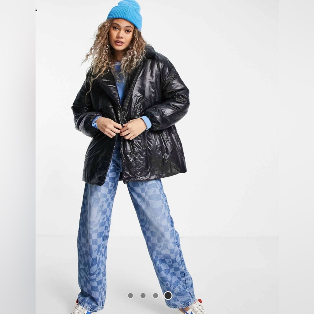 ASOS Black Puffer Jacket - Picture 5 of 5